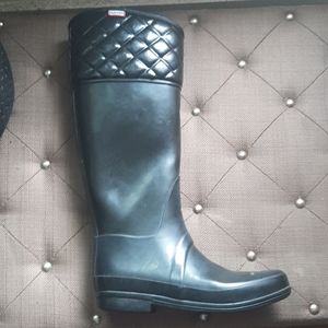 HUNTER RAIN BOOTS, GENUINE, SIZE 10